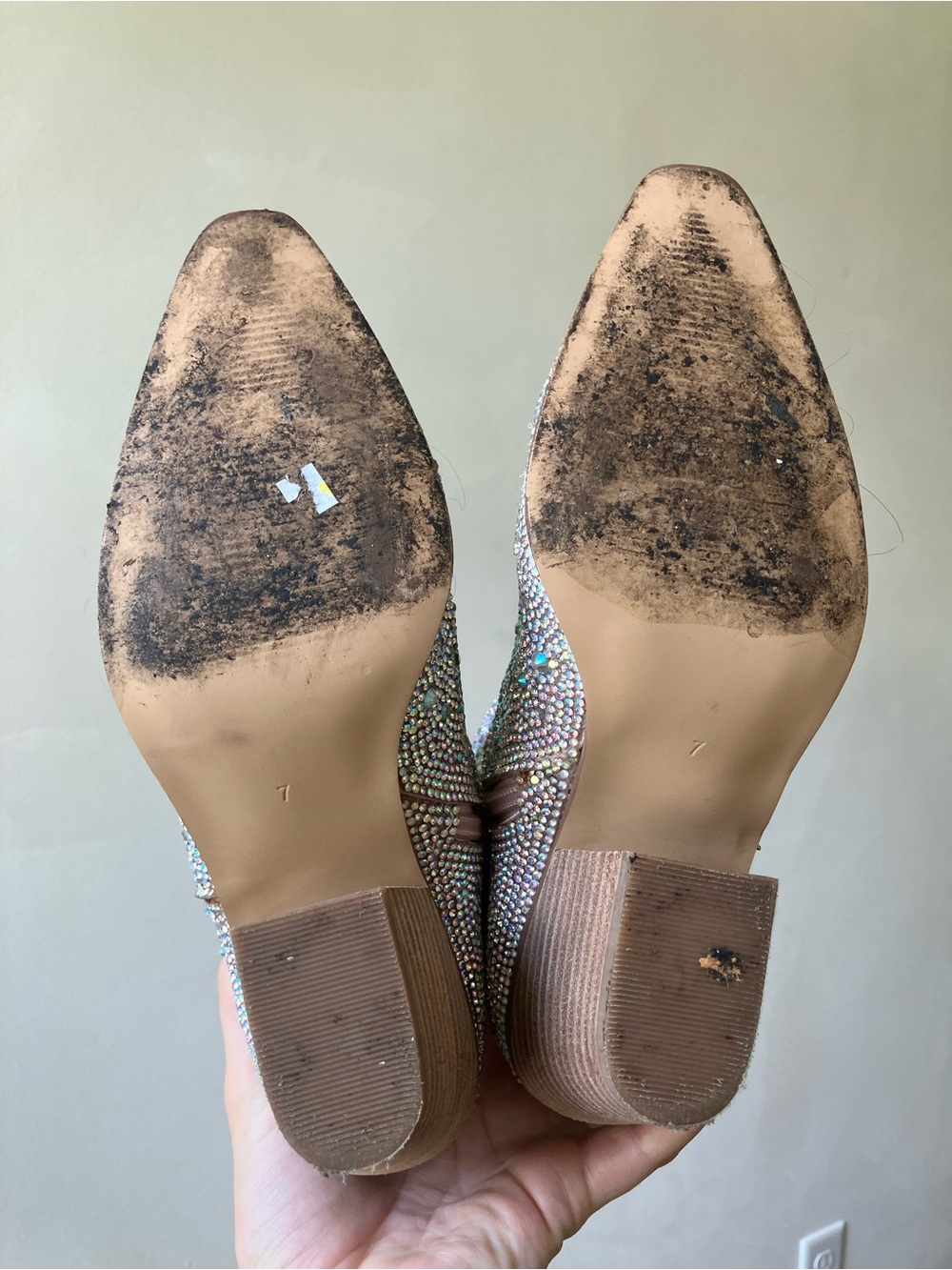 Matisse | Harlow Western Rhinestone Pointed Toe Cowboy Ankle Booties - Picture 9 of 11